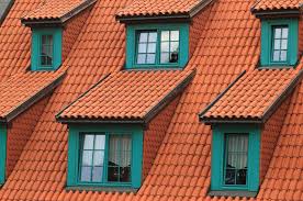 Terracota roofs at display